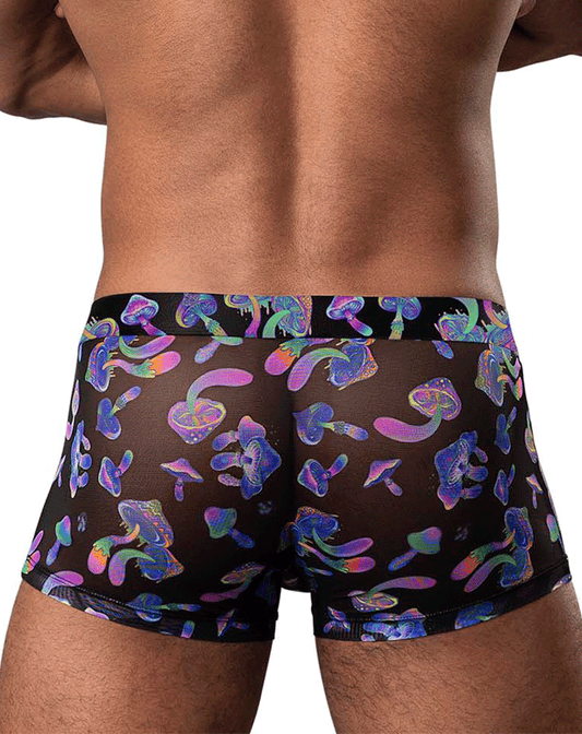 Male Power 145-294 Hazy Dayz Pouch Short Mushrooms