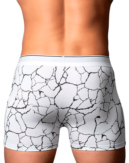 Male Power 160-299 Soo Cumfy Boxer Brief White-black