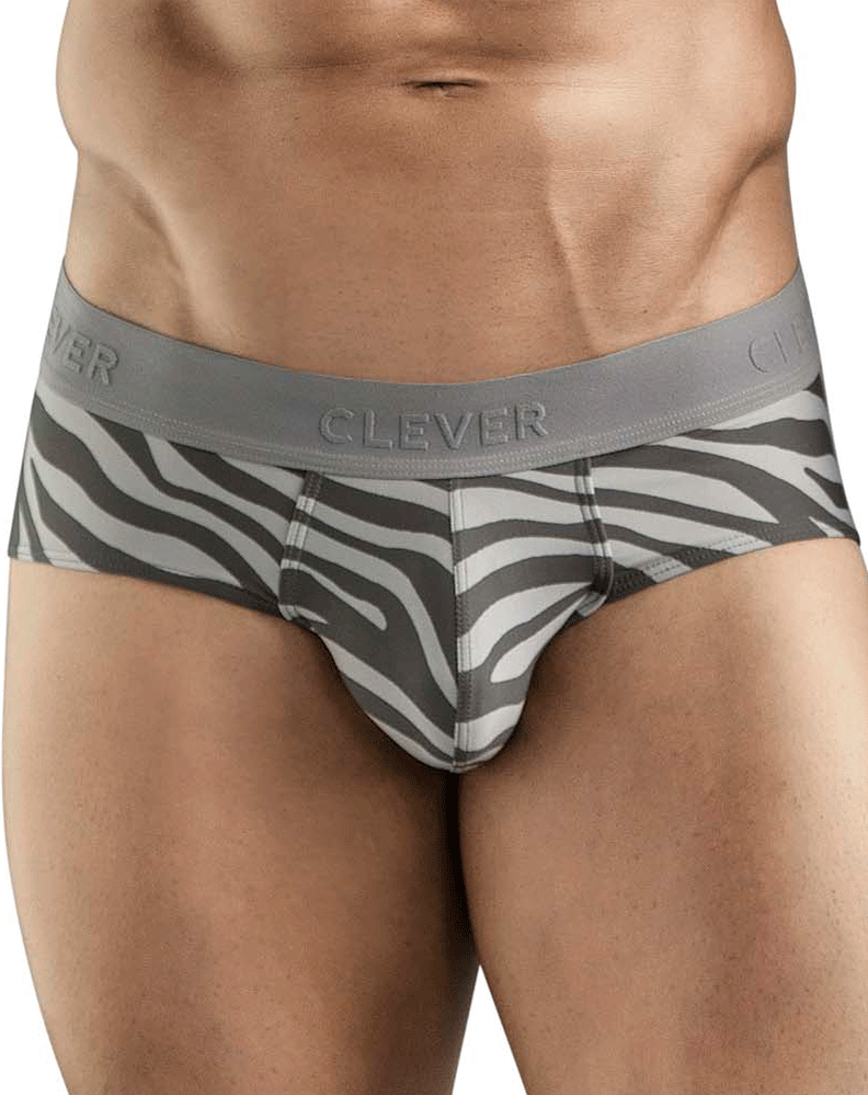 Clever 1801 Cebra Briefs Gray