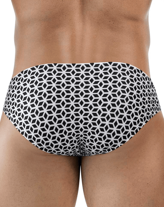 Clever 1857 Cuadricula Bikini White