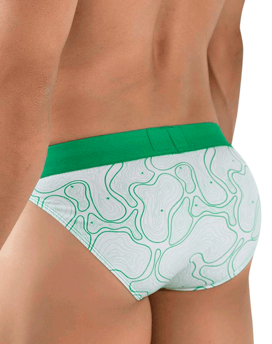 Clever 2057 Maze Bikini Green