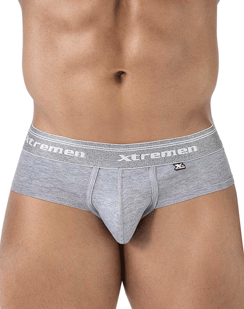 Xtremen 41315 Cotton Blend Briefs Jasper Gray