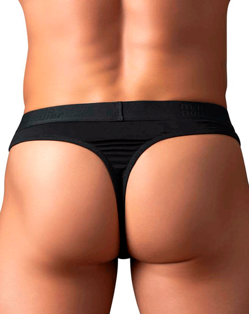 Male Power 417-304 Open Ended Thong Black
