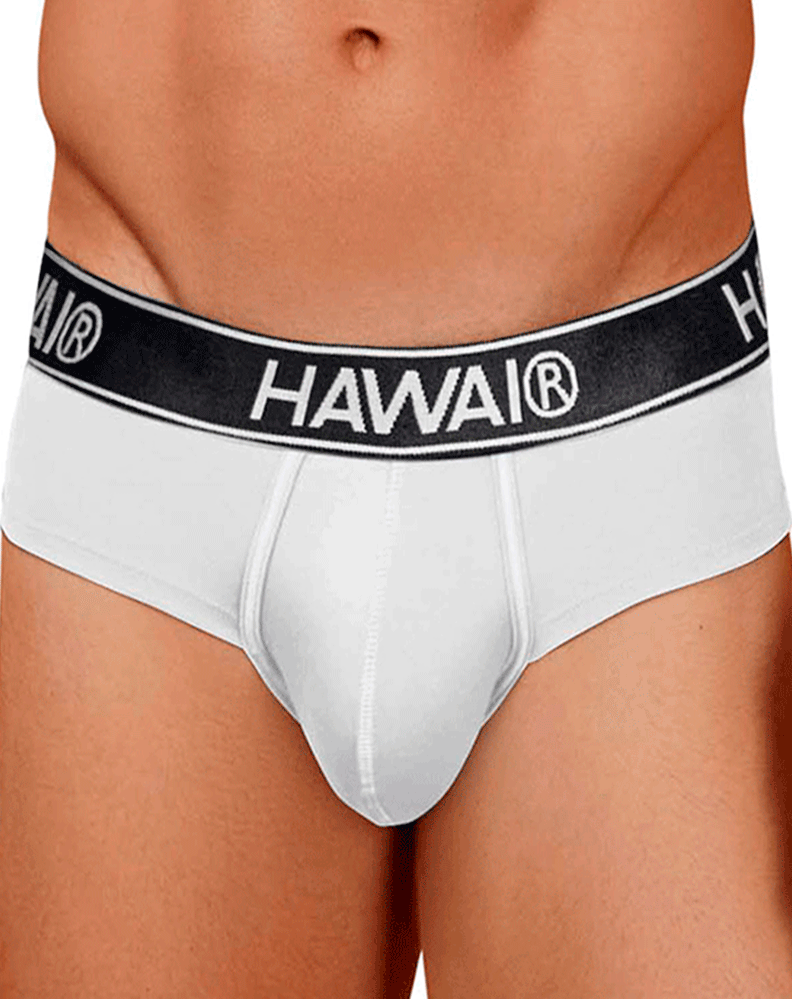 Hawair 41962 Cotton Blend Briefs White-01