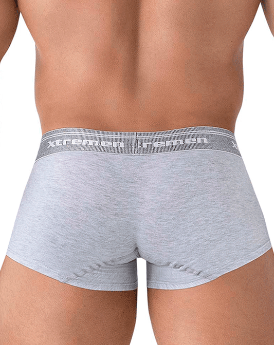Xtremen 91205b Cotton Blend Trunks Jasper Gray