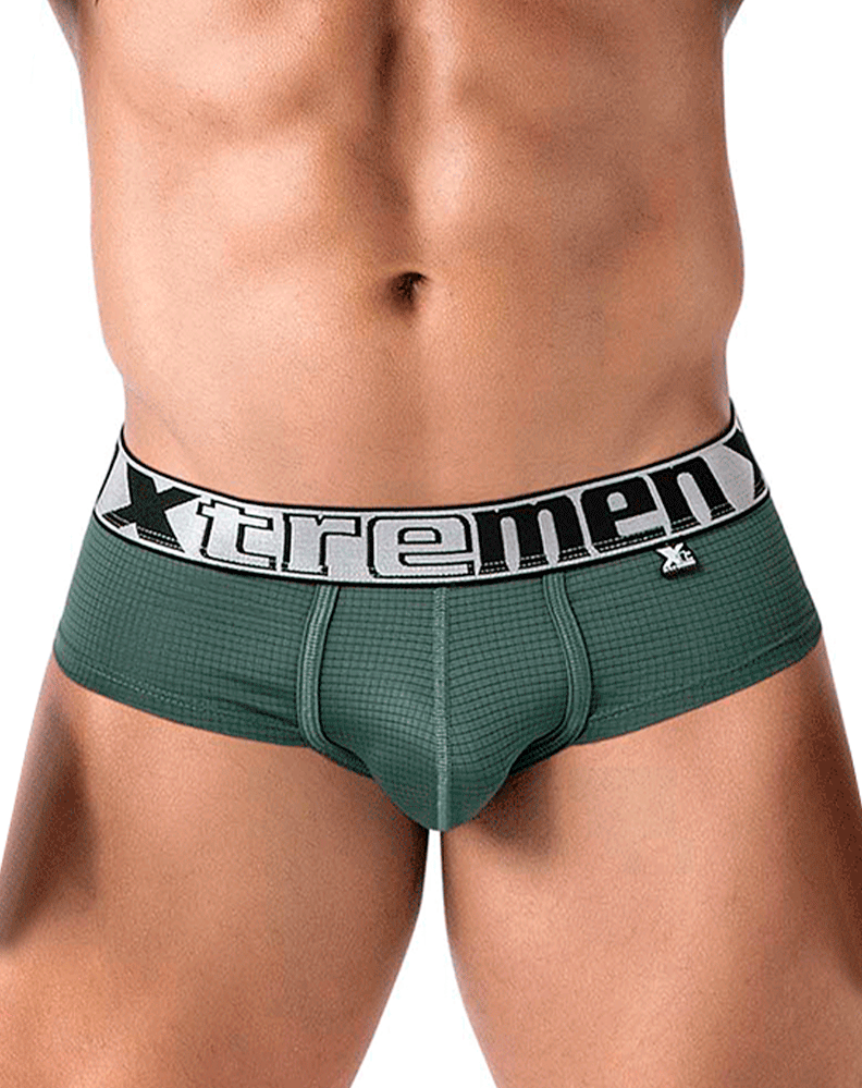 Xtremen 91221 Microfiber Briefs Green