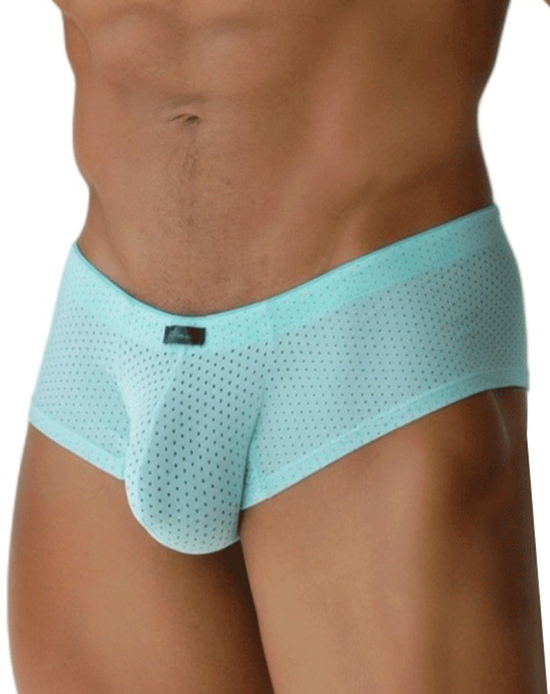 Xtremen 91269 Sleek V-cut Performance Mesh Briefs Seawater