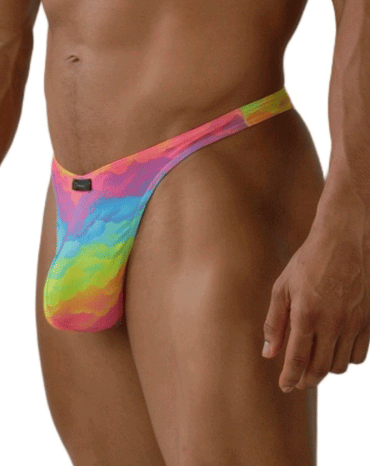 Xtremen 91284 Ultimate Rainbow Expression Men's Thong Cloud