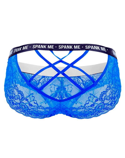 Candyman 99615x Spank Me Lace Briefs Dark blue