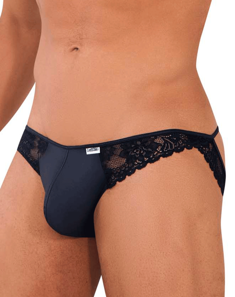 Candyman 99721 Lace Jockstrap Black