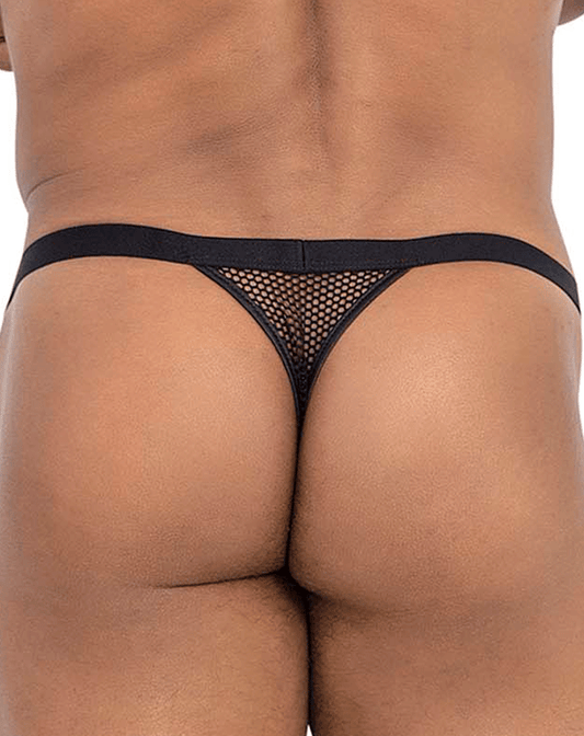 Candyman 99801 Mesh Thongs Black