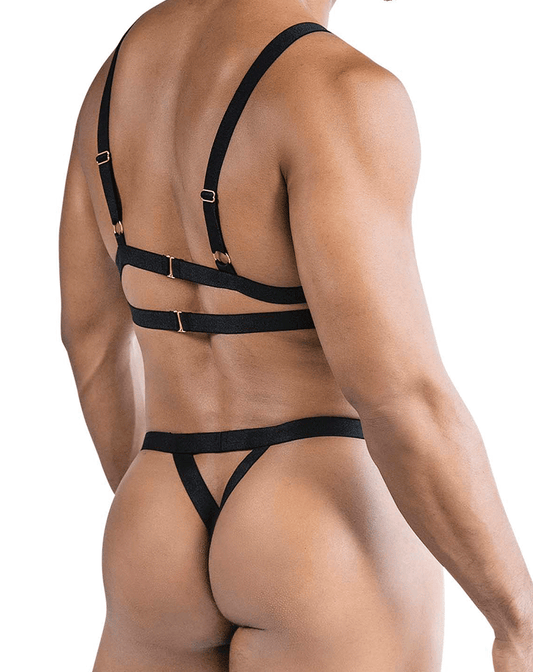 Candyman 99822 Two Piece Outfit Black