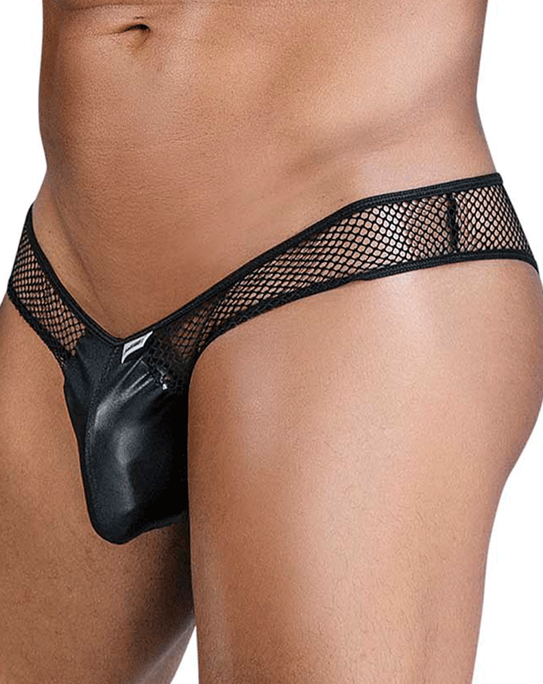 Candyman 99826 Fishnet Thongs Black