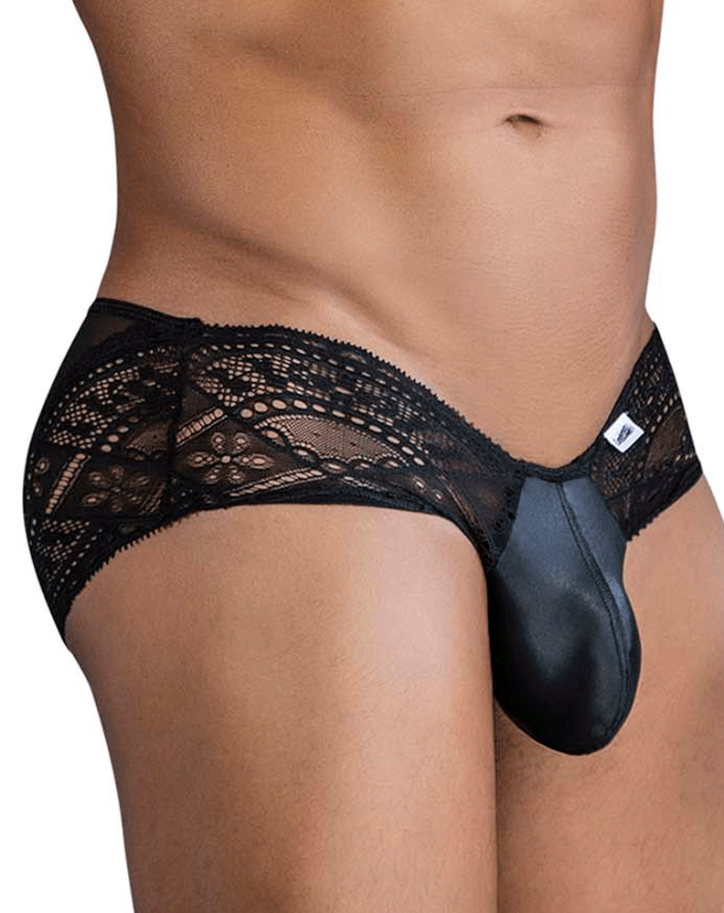 Candyman 99863 Lace Briefs Black
