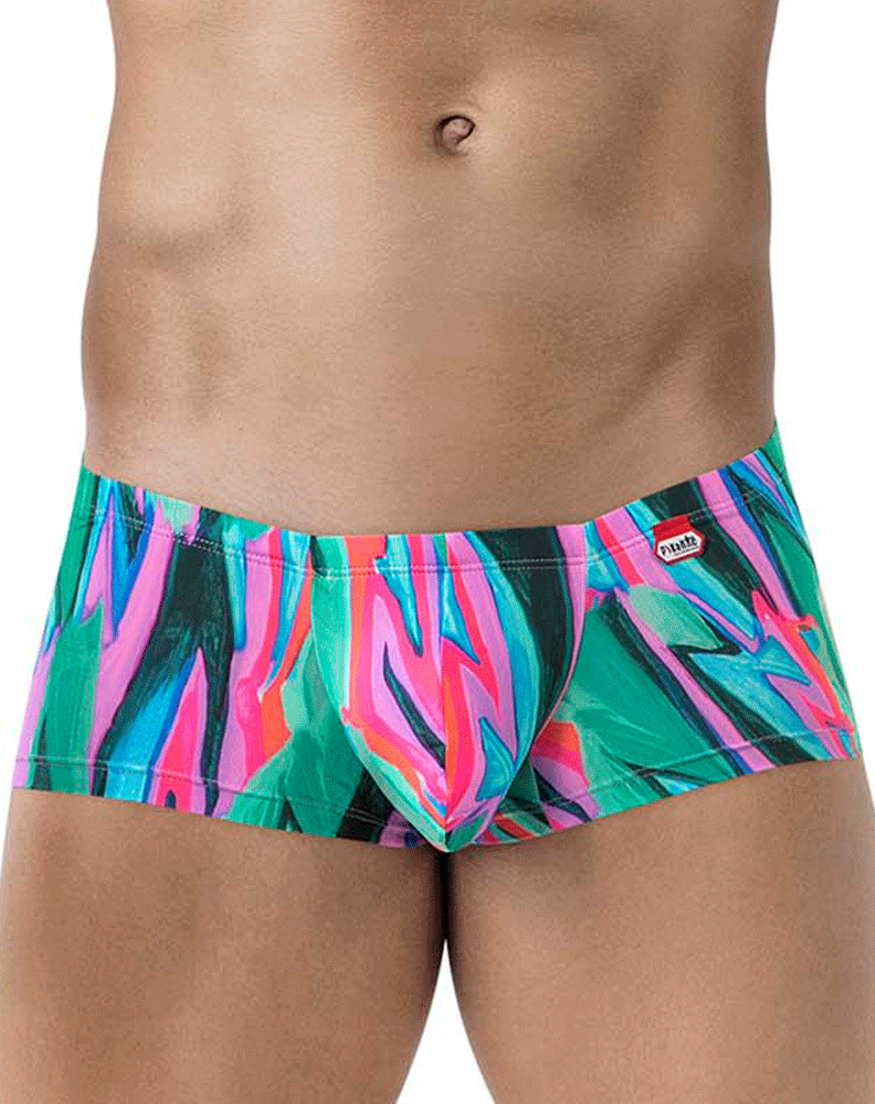 Pikante 1828 Abstract Trunks Green