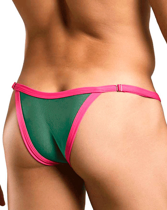 Justin+simon Xsj12 Bikini One New Green