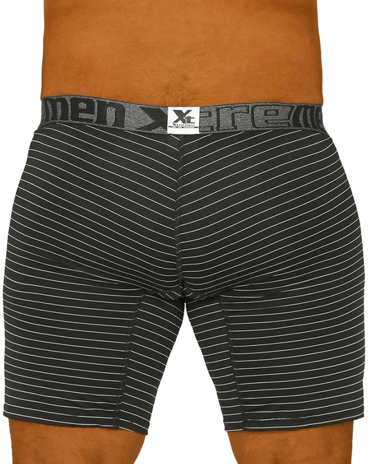 Xtremen 70004 Striped Boxer Briefs