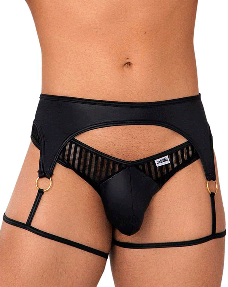 Candyman 99655 Garter Thongs Black Steven Even - Men's Underwear Store Candyman 99655 Garter Thongs Black Steven Even - Men's Underwear Store