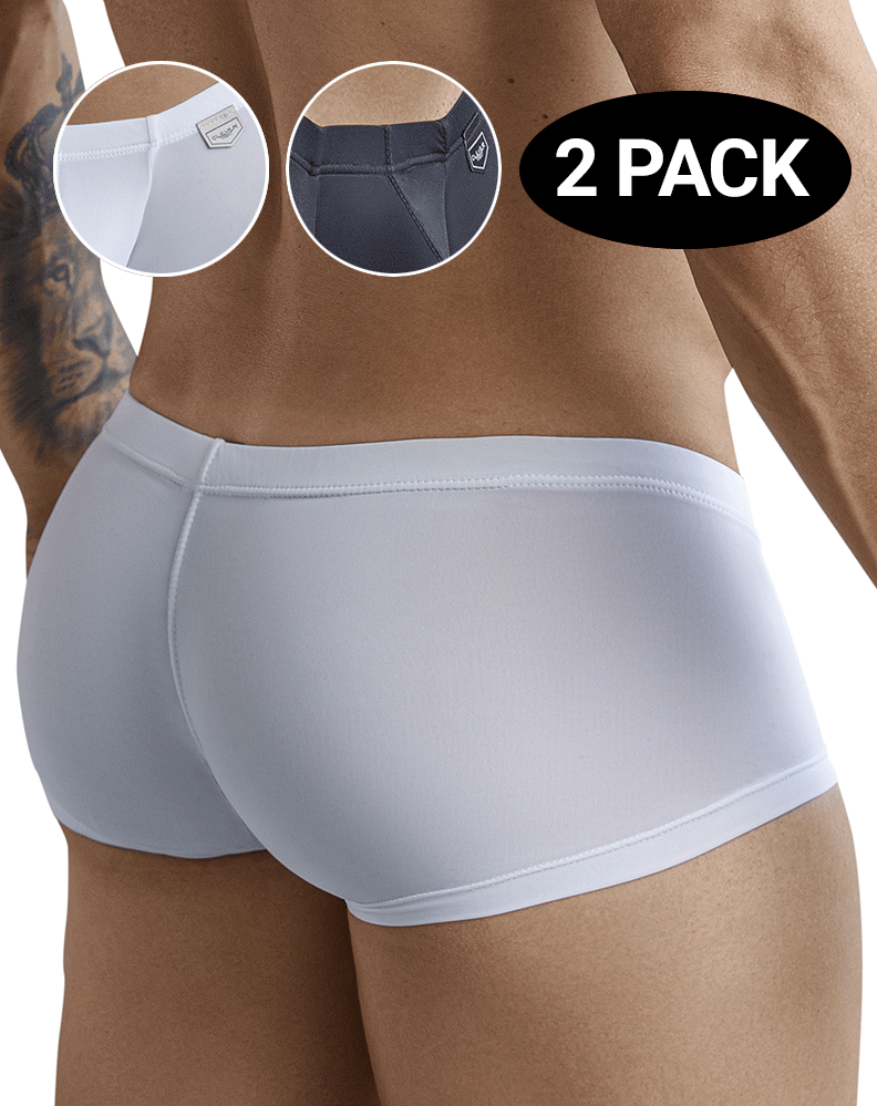 Clever 229924 Australian Trunks 2-Pack (1 Black & 1 White)