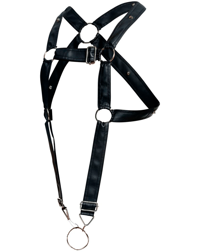Malebasics Dmbl07 Dngeon Cross Cock Ring Harness Army