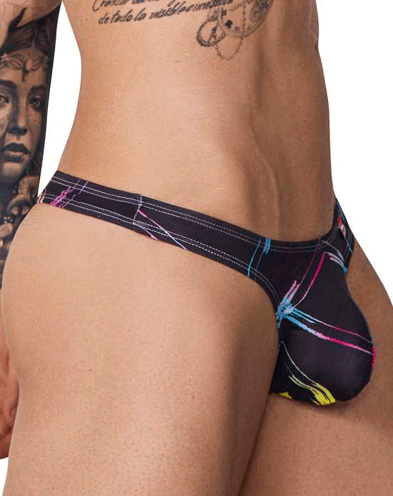 Pikante 1077 Nucleus Thongs Black