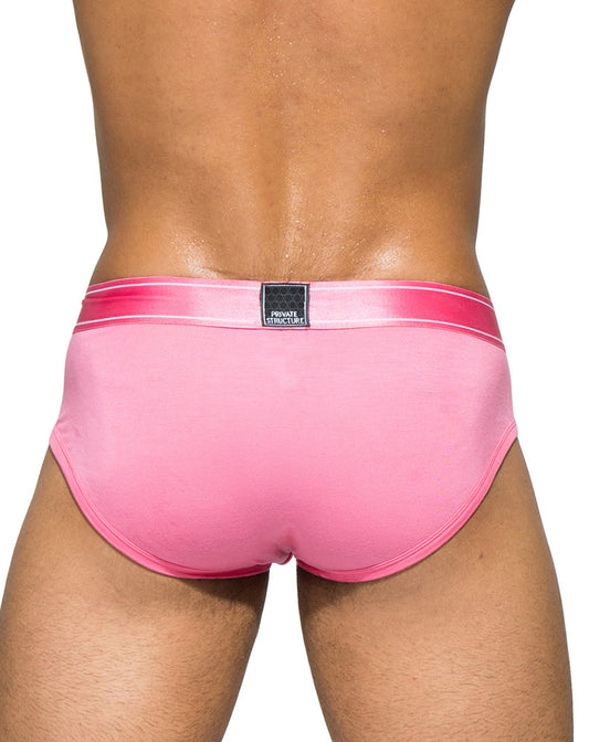 Private Structure Pbuz3748 Platinum Bamboo Contour Briefs Blush