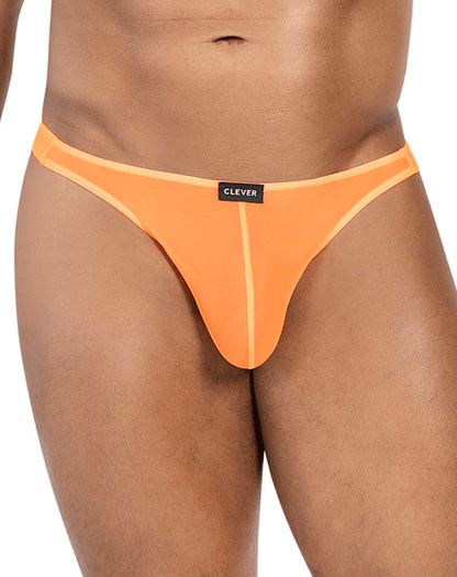 Clever 100008 3pk Autralian Latin Thongs Black-orange-black