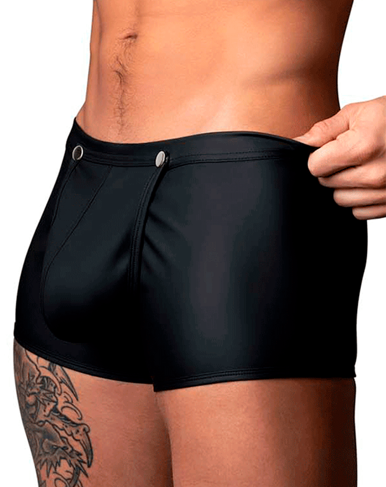 Male Power 120-298 Oh Snap Snap Off Short Black
