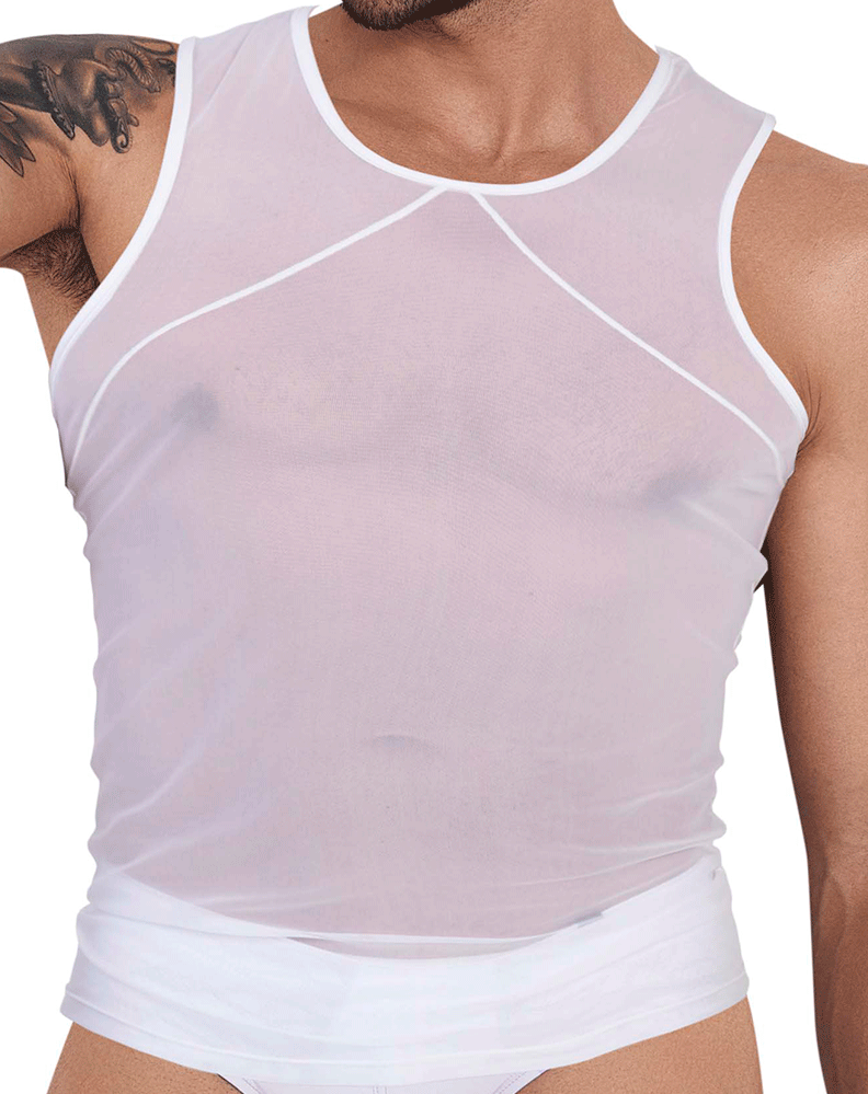 Clever 1241 Belial Tank Top White