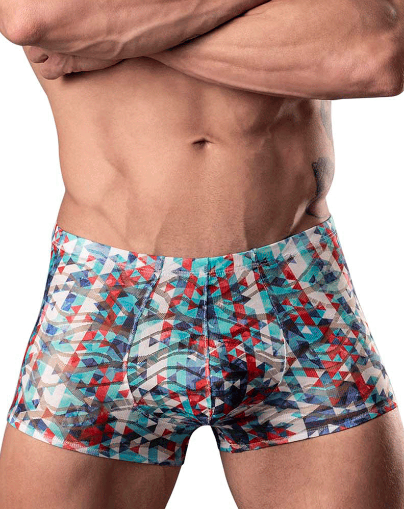 Male Power 131-293 Your Lace Or Mine Pouch Short Red-white-blue
