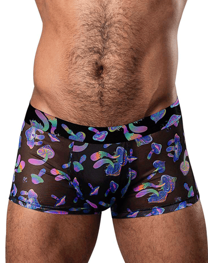Male Power 145-294 Hazy Dayz Pouch Short Mushrooms