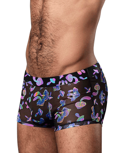 Male Power 145-294 Hazy Dayz Pouch Short Mushrooms