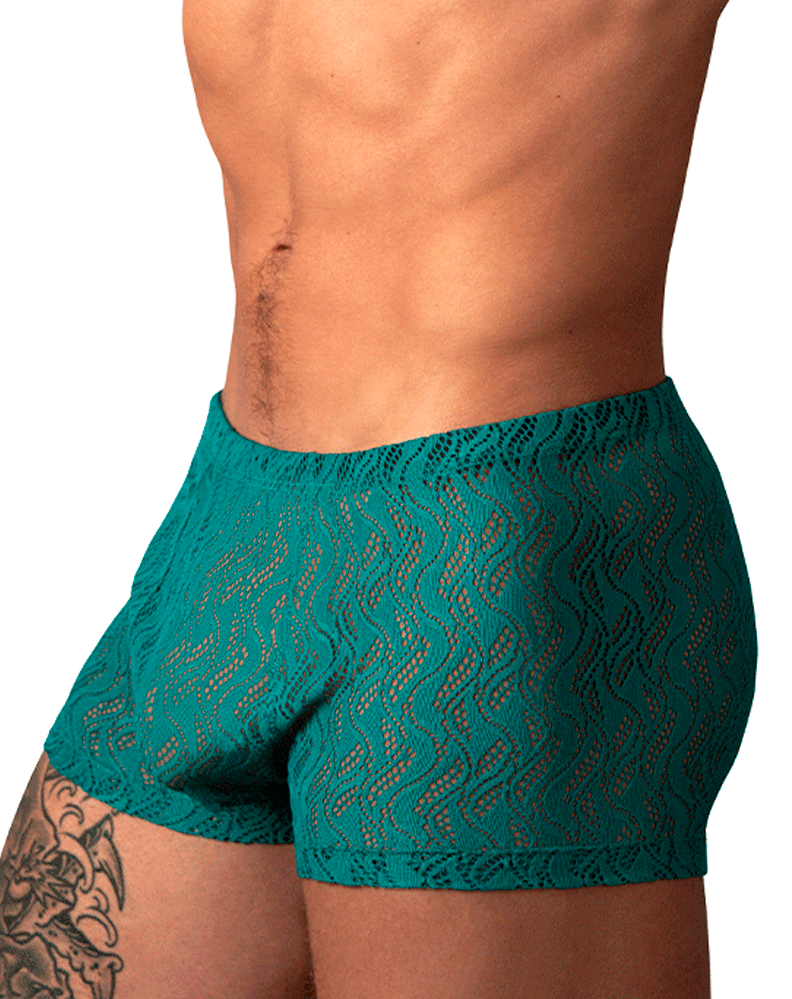 Male Power 150-305 Ripple Pouch Short Teal