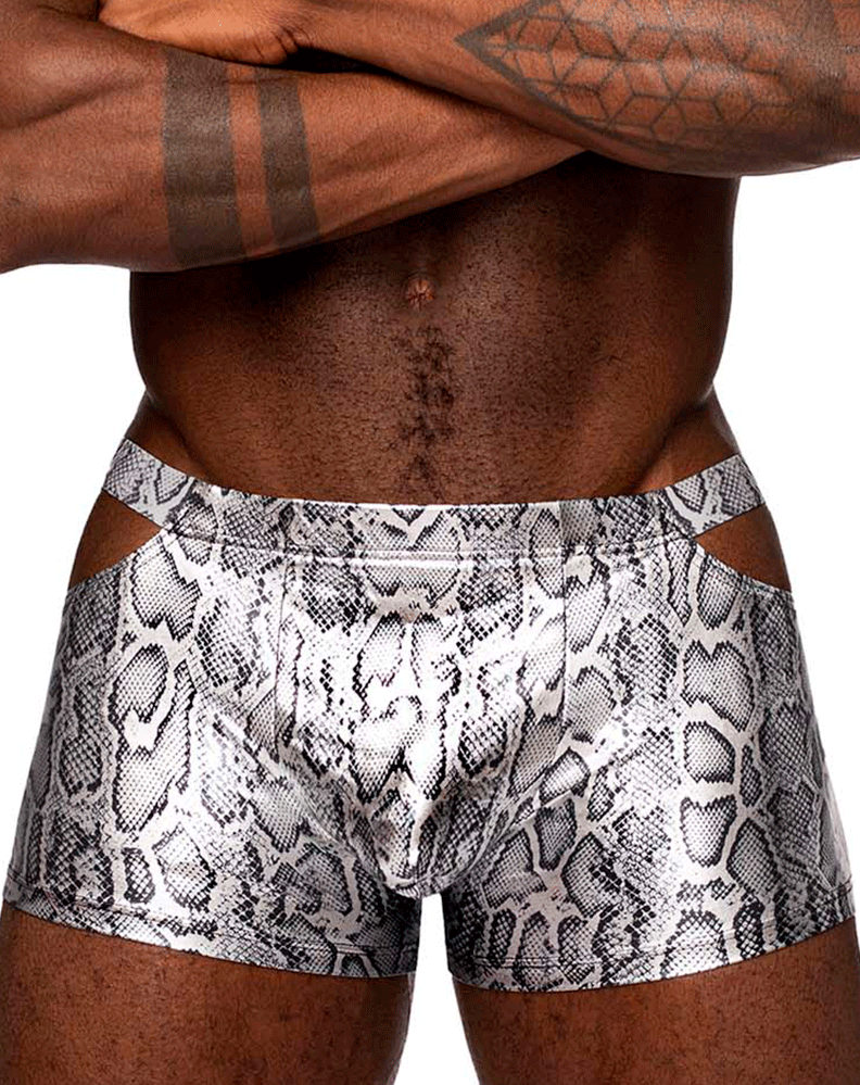 Male Power 153-282 S-naked Pouch Short Black-Blue
