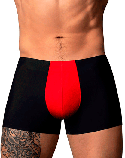 Male Power 154-300 Hot Mesh Pouch Short Black-red