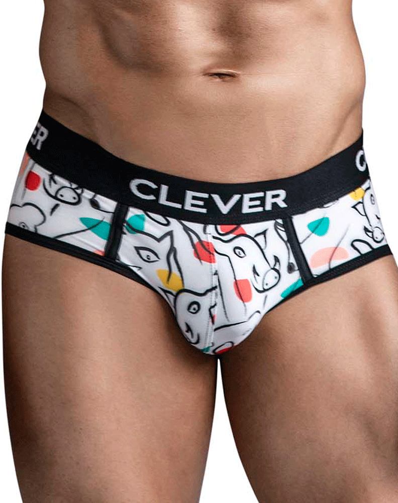 Clever 1726 Grange Briefs White