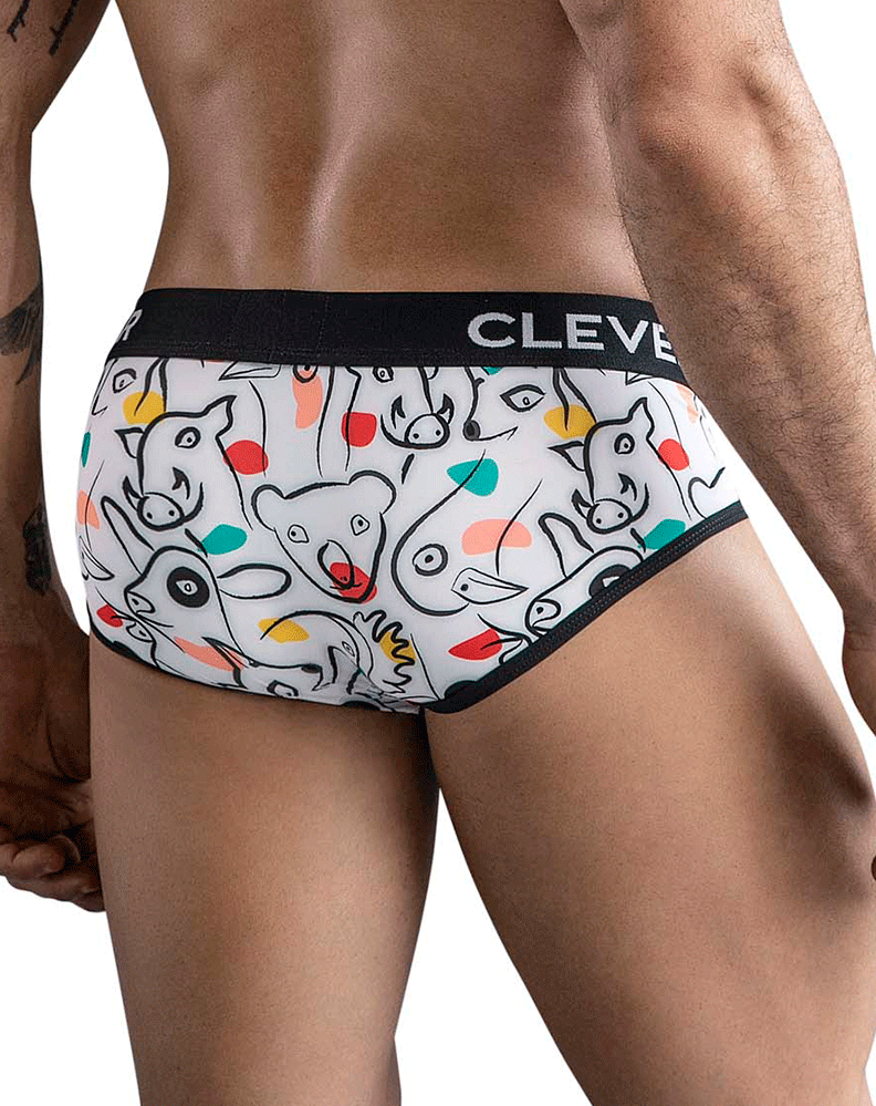 Clever 1726 Grange Briefs White