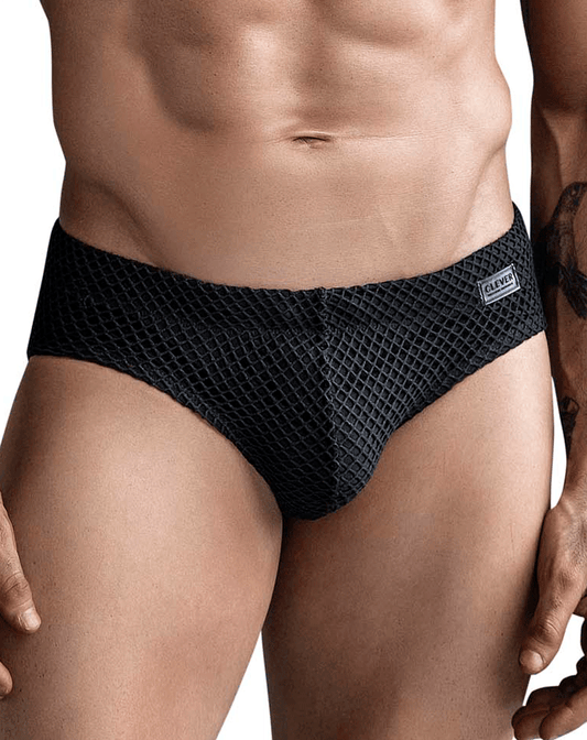 Clever 1743 Island Swim Briefs Black