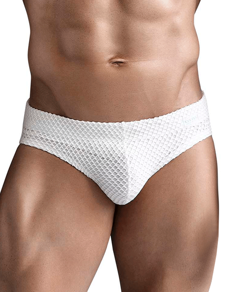 Clever 1743 Island Swim Briefs White
