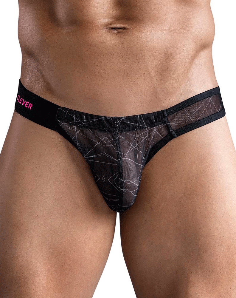 Clever 1747 Geometric Bikini Black