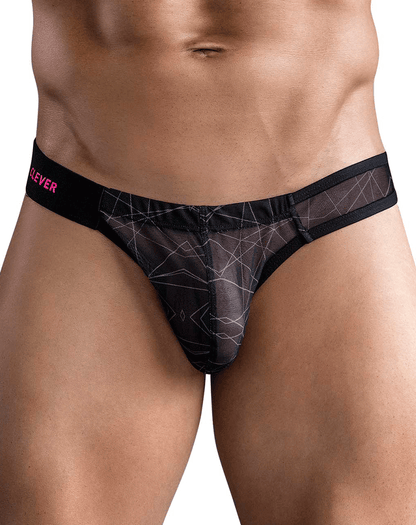 Clever 1747 Geometric Bikini Black