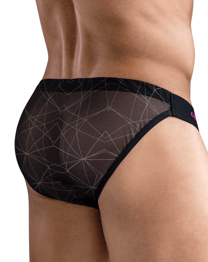 Clever 1747 Geometric Bikini Black