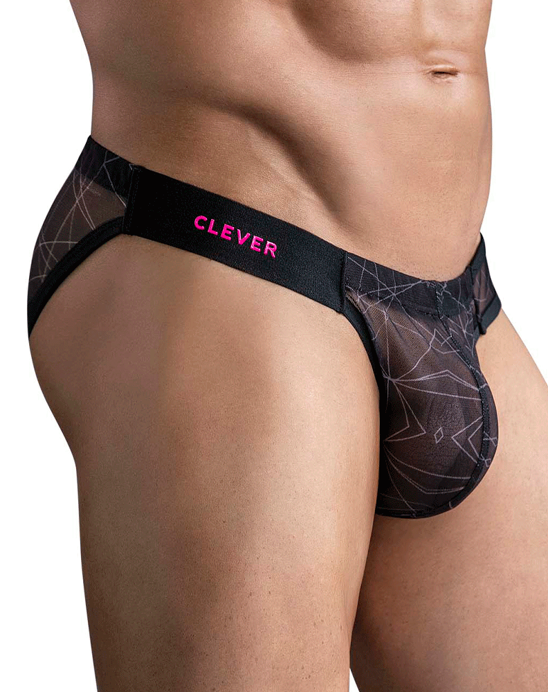 Clever 1747 Geometric Bikini Black