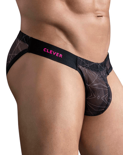 Clever 1747 Geometric Bikini Black