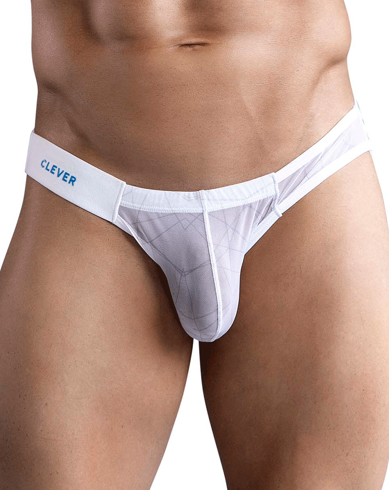 Clever 1747 Geometric Bikini White