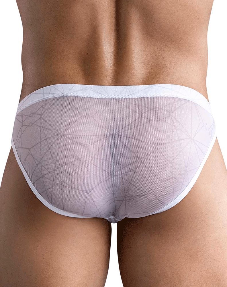 Clever 1747 Geometric Bikini White