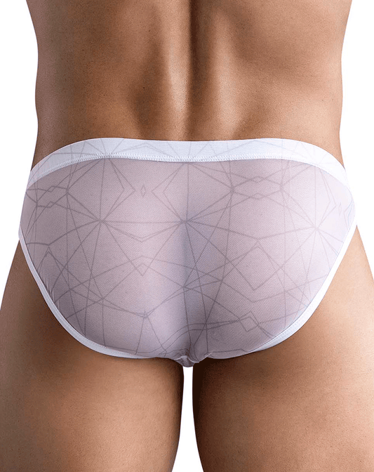 Clever 1747 Geometric Bikini White