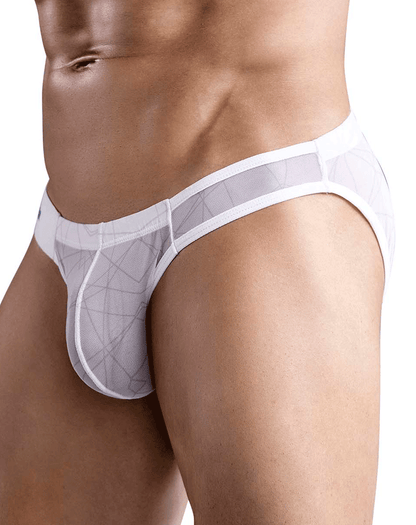 Clever 1747 Geometric Bikini White