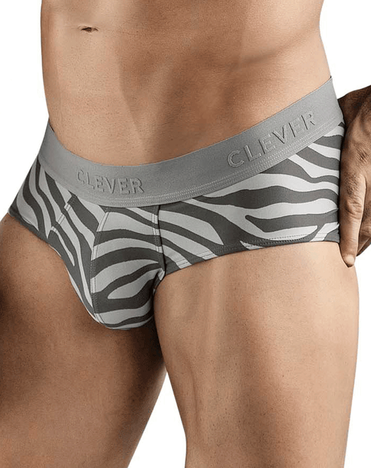 Clever 1801 Cebra Briefs Gray