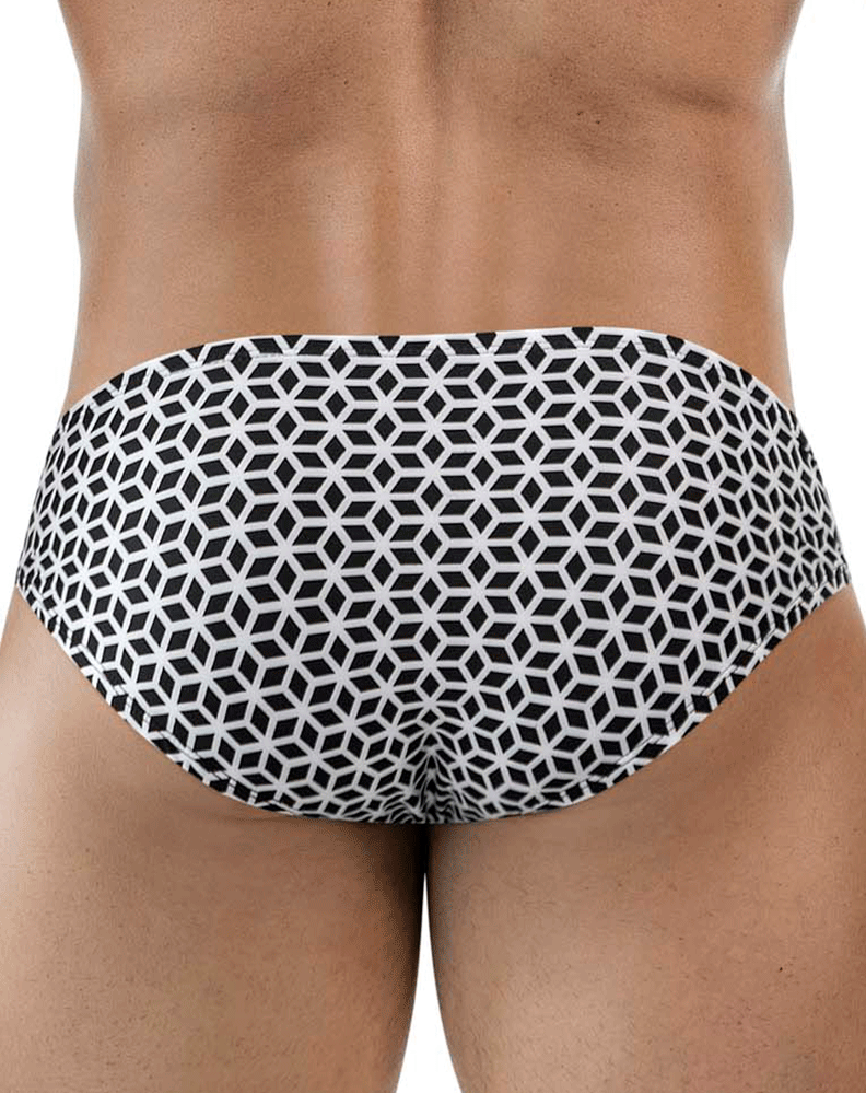 Clever 1857 Cuadricula Bikini White